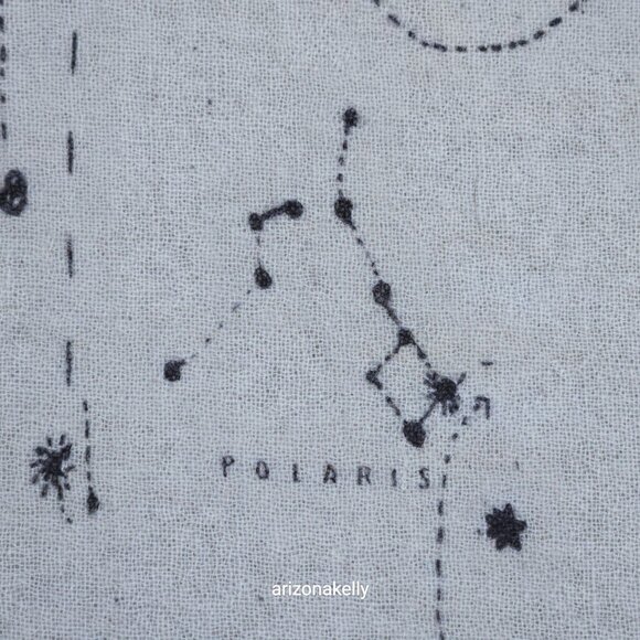 Wool Constellation Astrology Scarf Stars Celestial - Picture 4 of 14